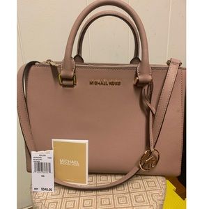 Michael Kors Satchel Leather (Fawn)